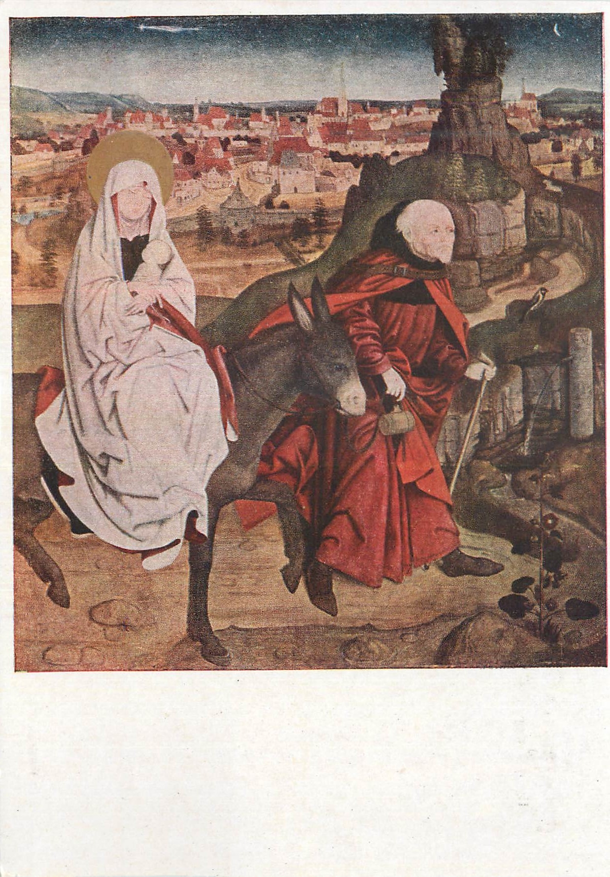 CPM Schottenmeister Wien Fluite en Egypte au fond une vue de Vienne 