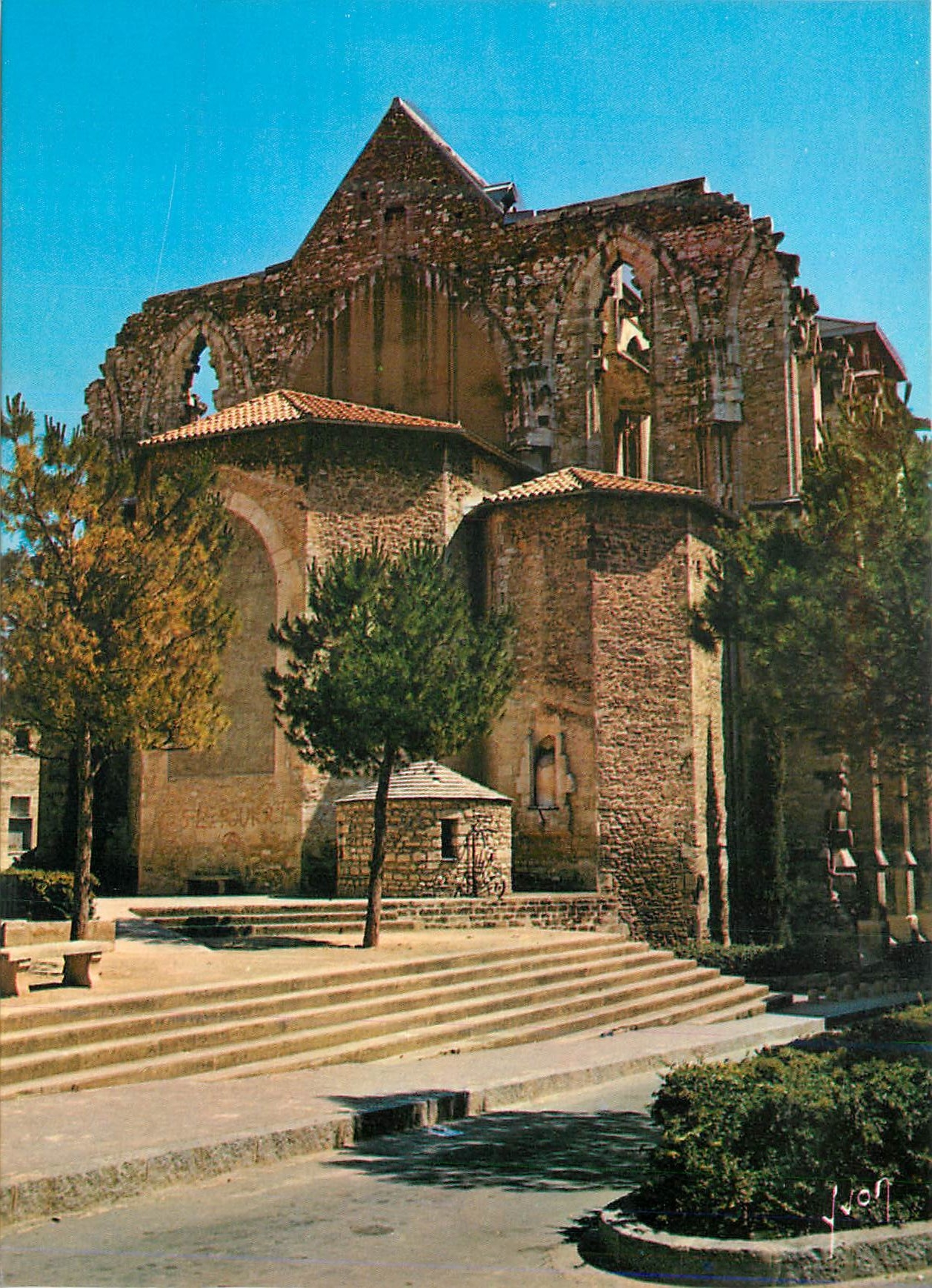 CPM Montpellier Herault Quartier Aragonais Vue de l Eglise Saint Roch