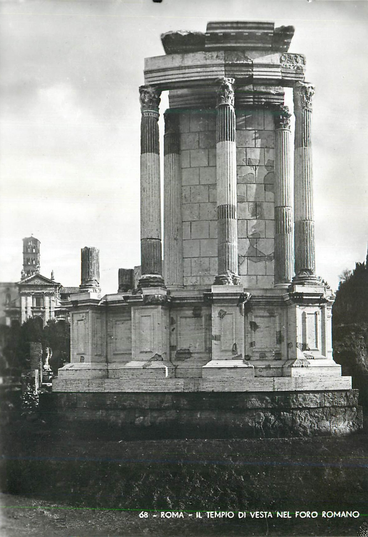 CPM Roma Il Tempio Di Vesta Nel Foro Romano