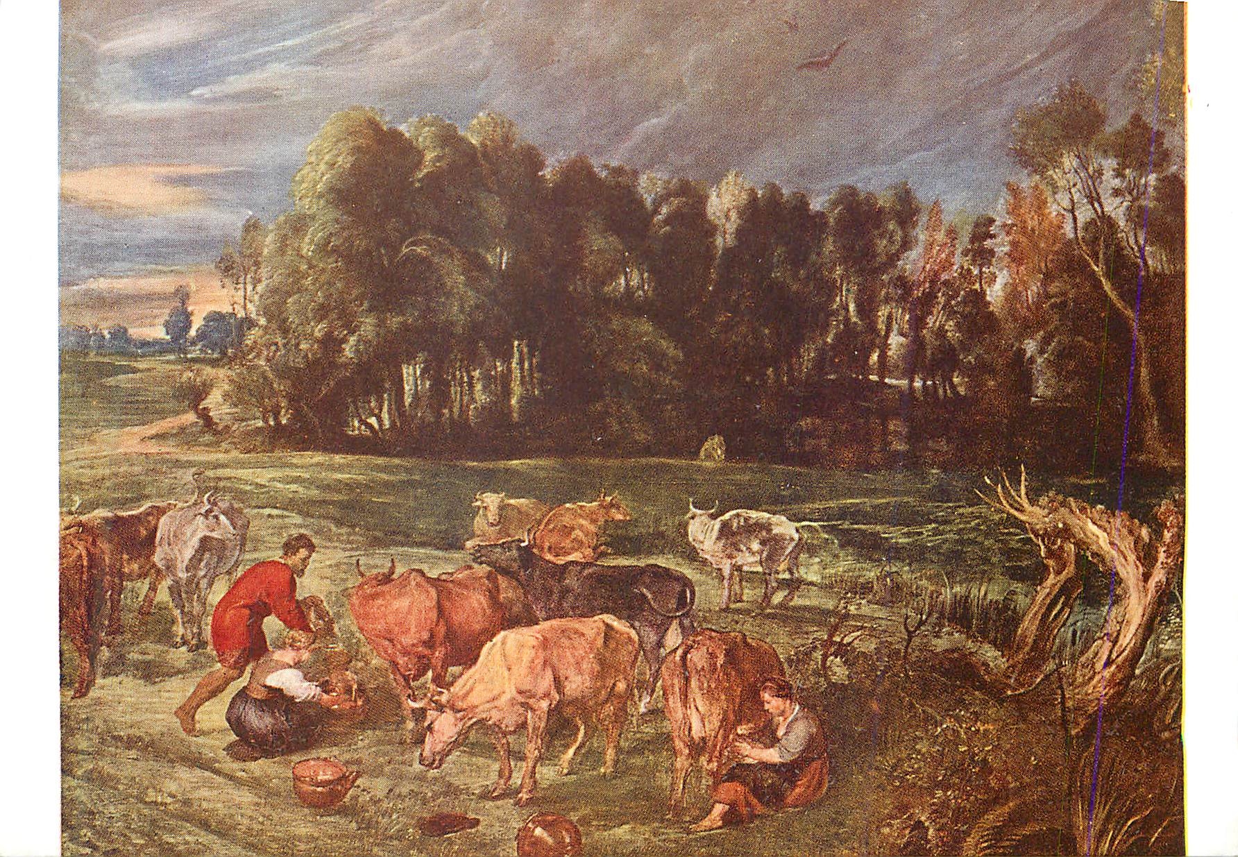 CPM Munchen Peter Paul Rubens 1577 1640 Polder avec Vaches