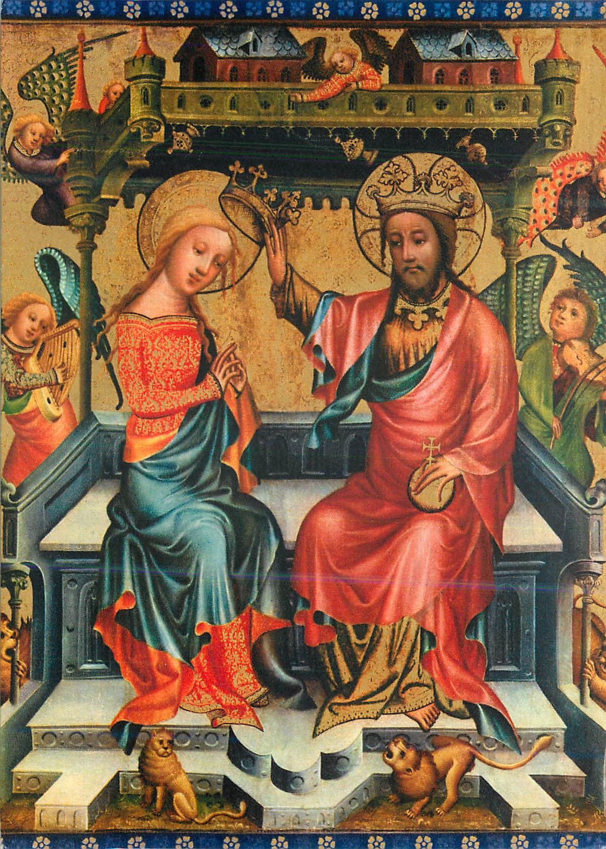 CPM Hamburg Le Couronnement de la Vierge