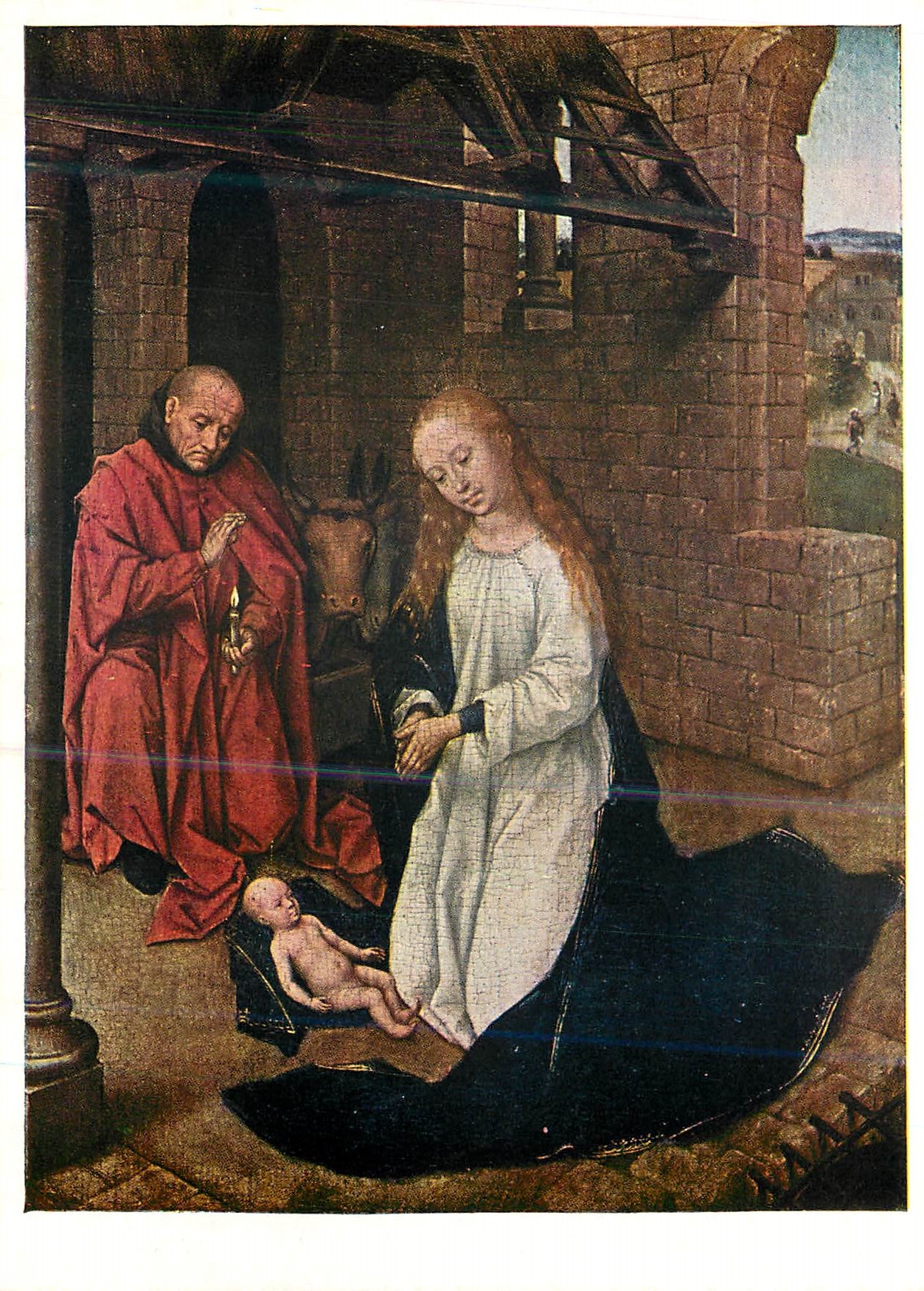 CPM Hans Memling (1433 1494) Koln Anbetung des Kindes