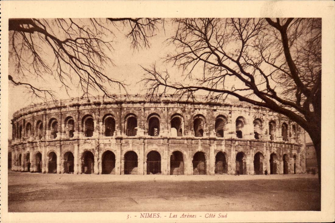 Nimes CPA die Arena bemisst sudliches