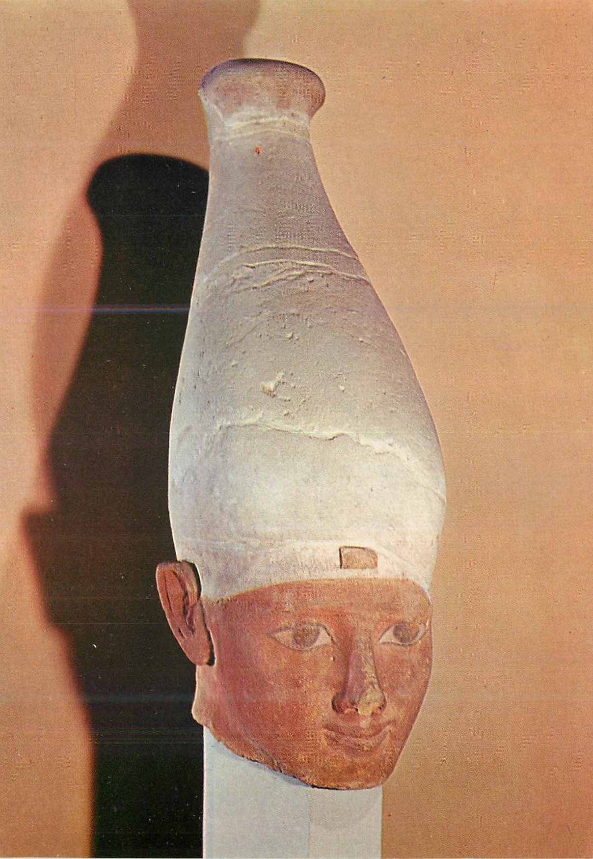 CPM Museo Egizio di Torino Re Con la corona dell'Egitto Meridionale da colosso in arenaria Circa 1500 a C