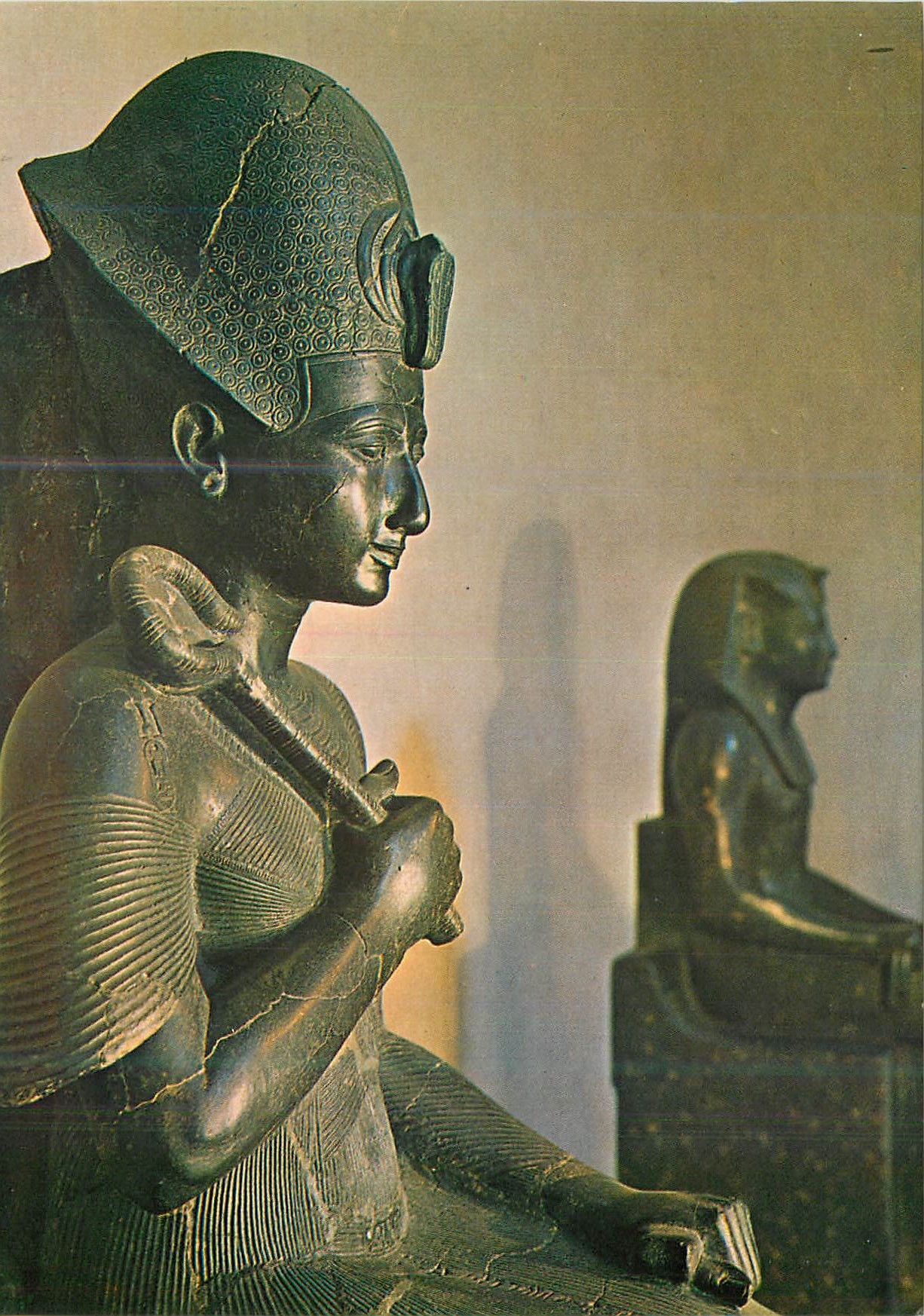 CPM Museo Egizio di Torino Statua in diorite del re Ramesse II Part (1290 1224 a C)