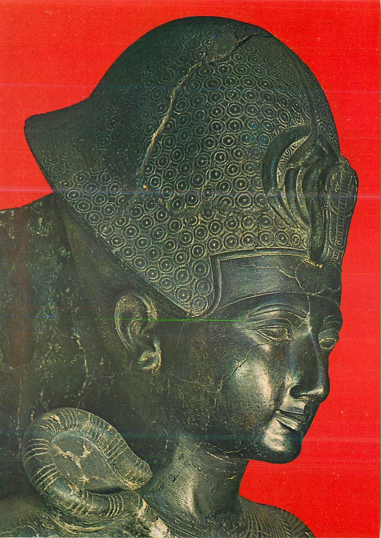 CPM Museo Egizio di Torino Statua in diorite del re Ramesse II Part (1290 1224 a C)
