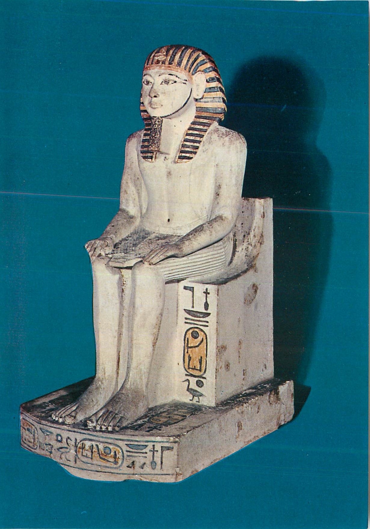 CPM Museo Egizio di Torino Statuetta in calcare colorato di Amenofi I Circa 1400 a C