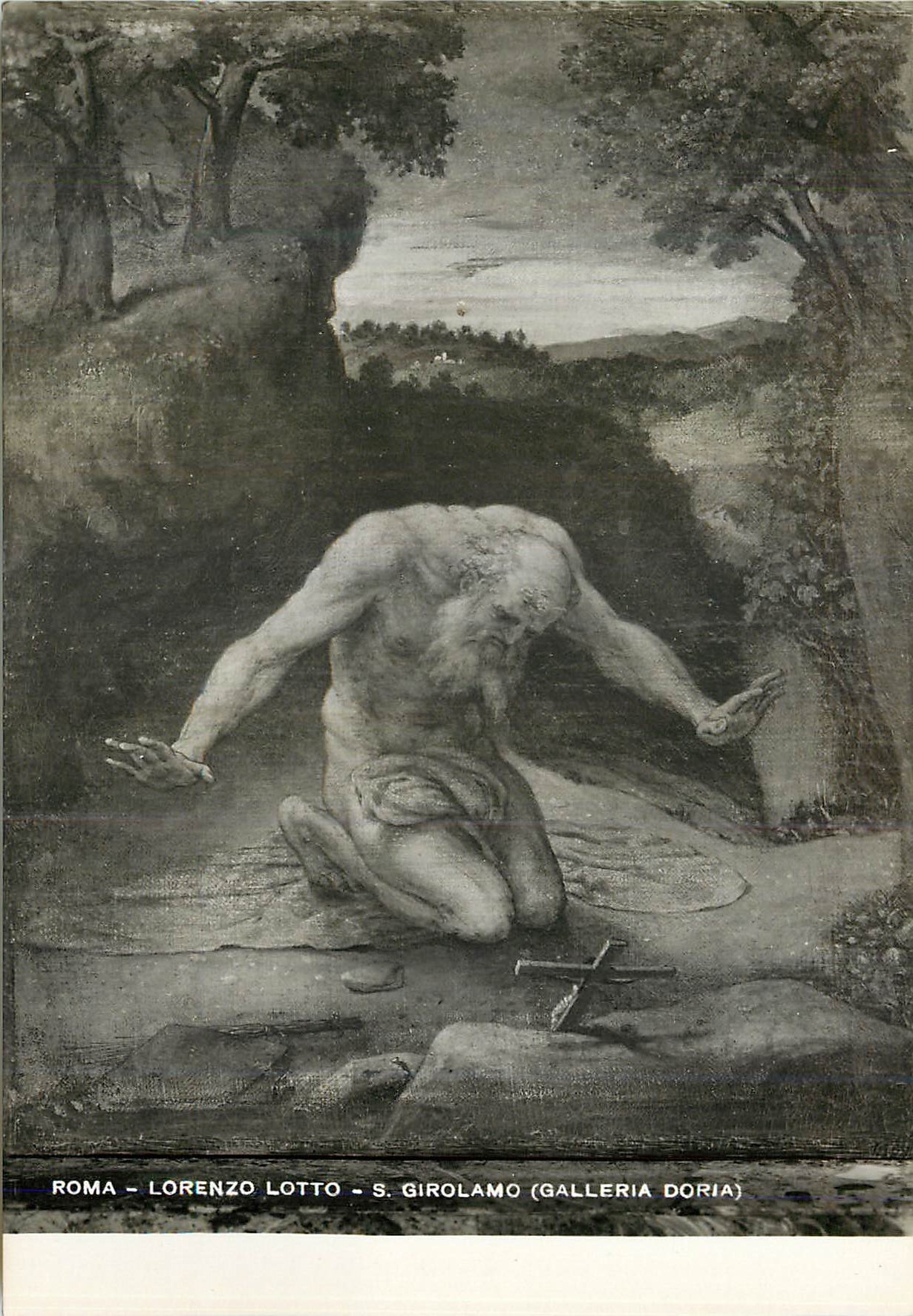 CPM Roma Lorenzo Lotto S Girolamo (Galleria Doria)
