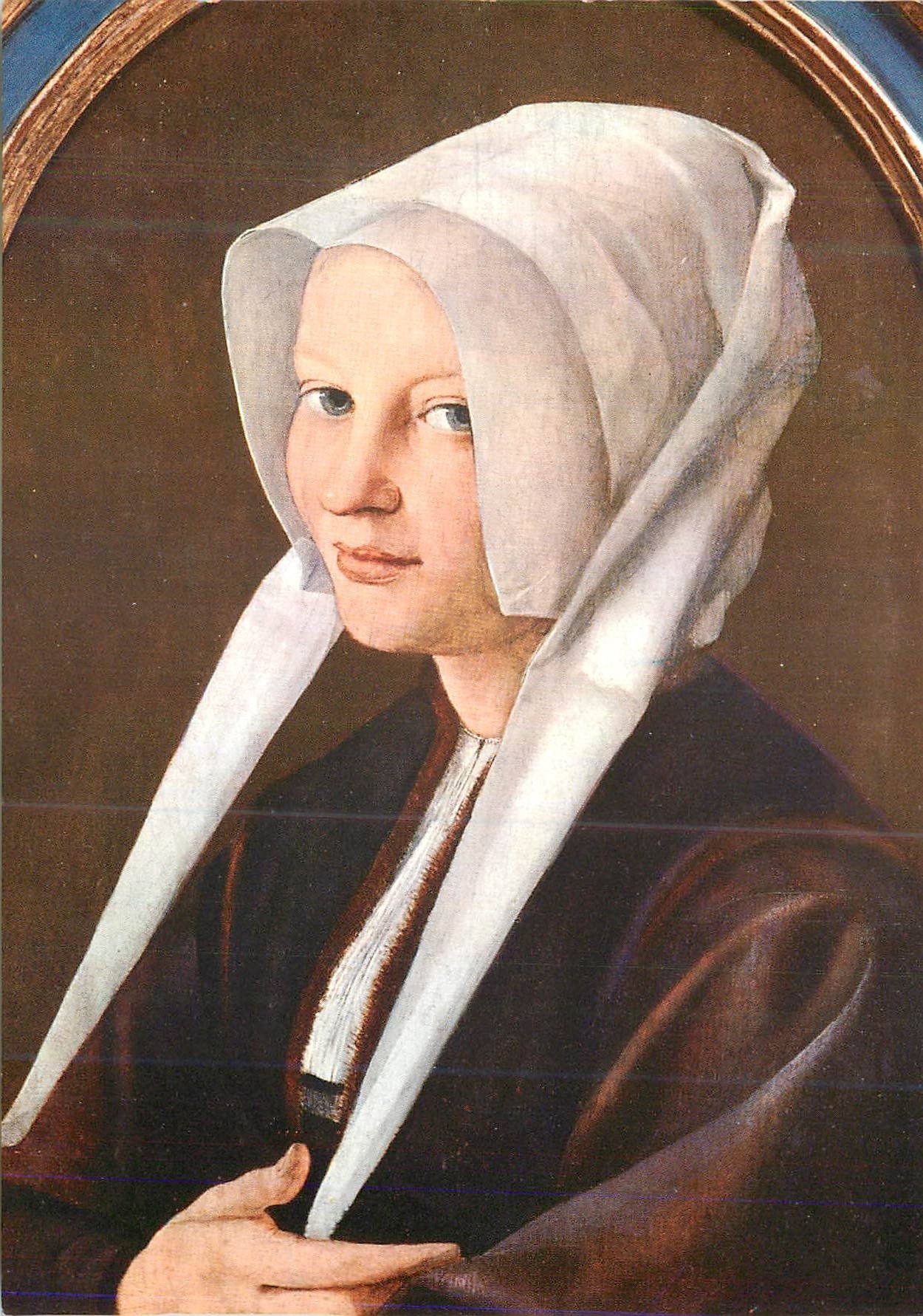 CPM Roma Jan Van Schorel Portrait de Agathe Schoonhoven (Galerie Doria)