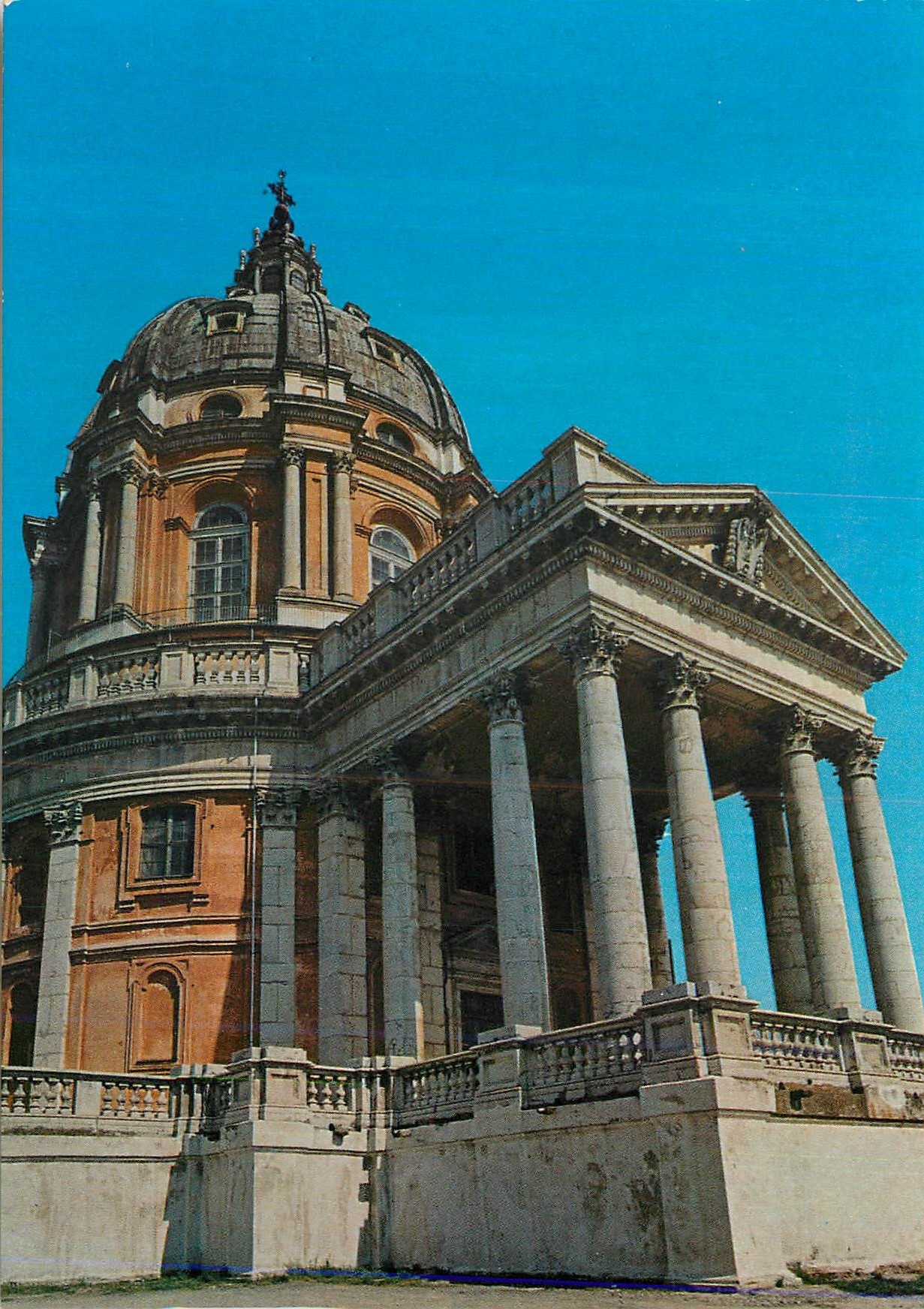 CPM Torino Particulier de la Basilique de Superga