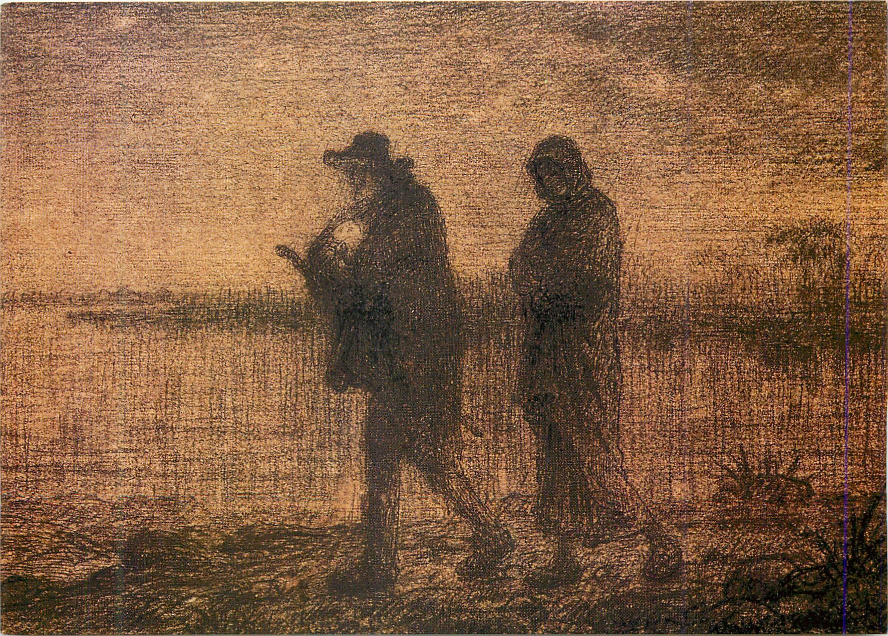 CPM Dijon Musee des Beaux Arts Jean Francois Millet (1814 1875) La fuite en Egypte