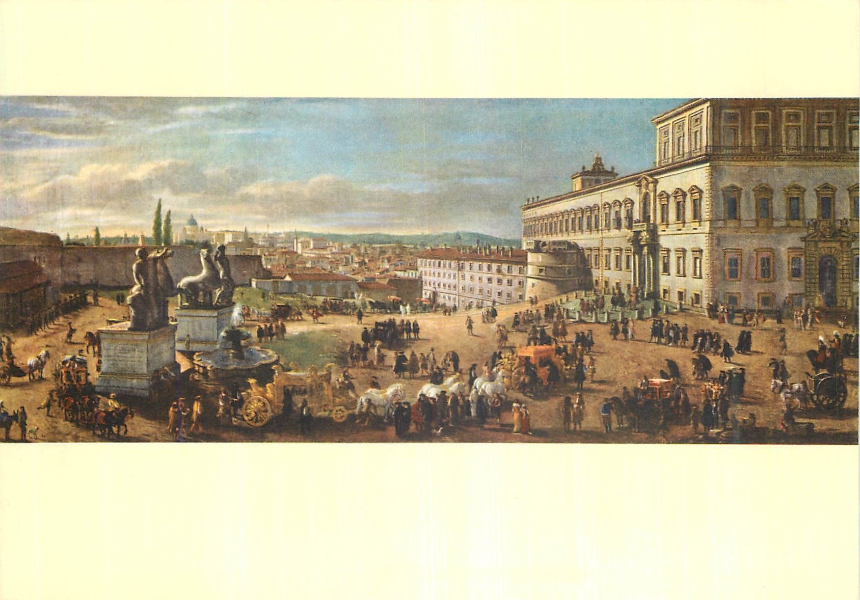 CPM Roma Vue du Quirinal Vanvitelli (1653 1736)