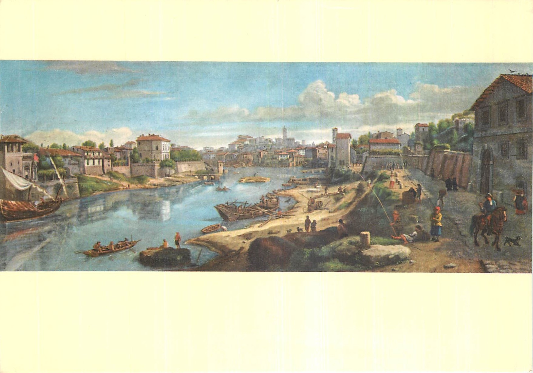 CPM Roma Vue du Tibre Vanvitelli (1653 1736)