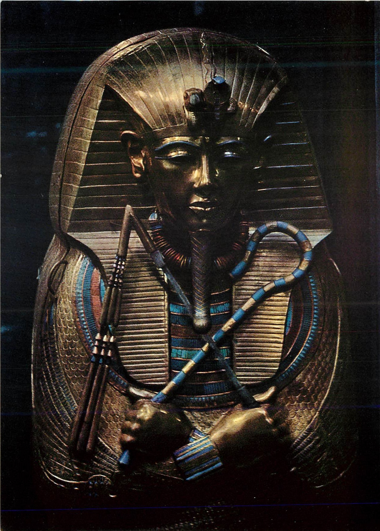 CPM Die Meister Der schatz des Tut ench Amun Egypte