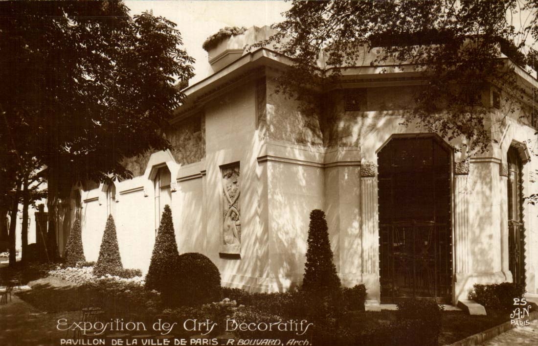 Fair dekoratives Haus der Kunst-CPA der Stadt Bogens des Paris-R Bouvard