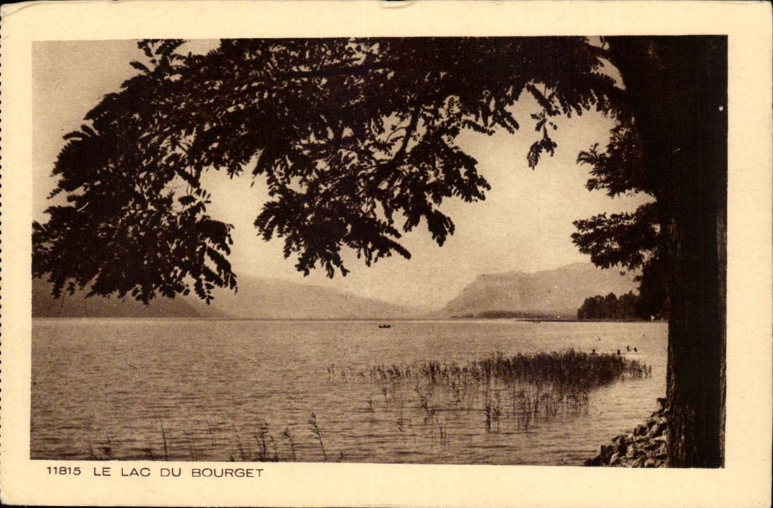 CPA the lake of Le Bourget