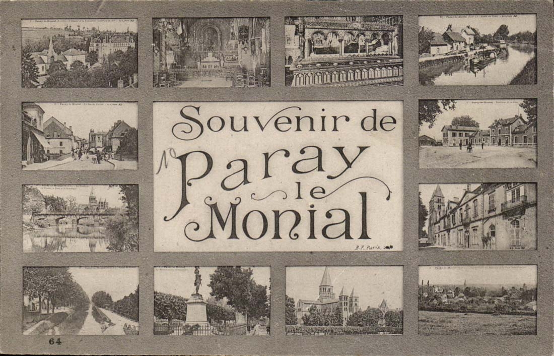 CPA Souvenir of Paray Monial