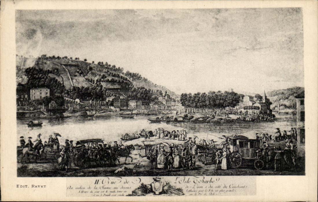 CPA Vue of the island Beard