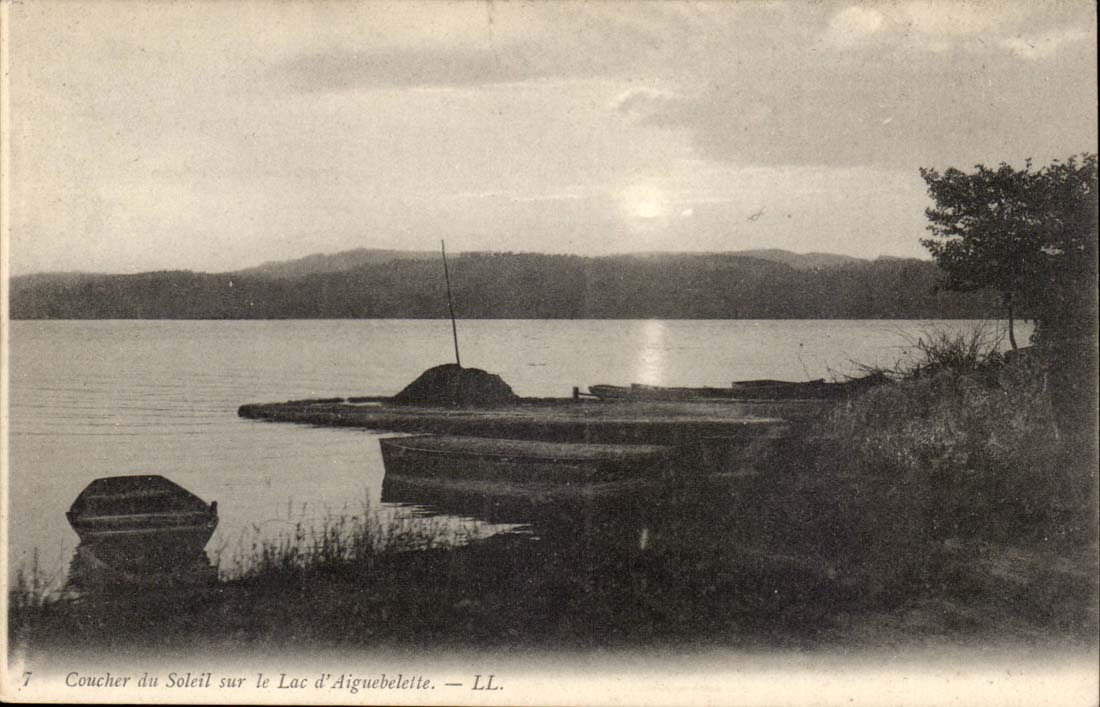 CPA Sunset on the Lake Aiguebelette