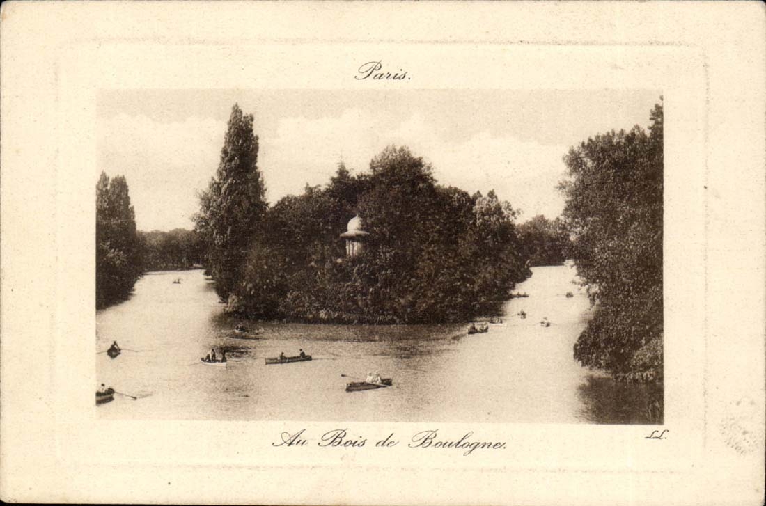 Paris CPA Au bois de Boulogne