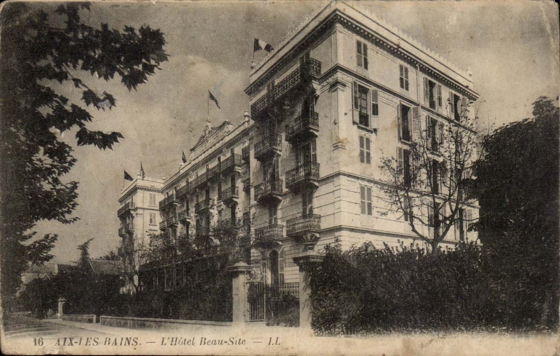 Aix les Bains CPA the hotel Beautiful site