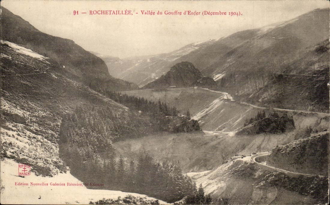 Rochetaillee CPA Tal der Grube der Holle (Dezember 1904)