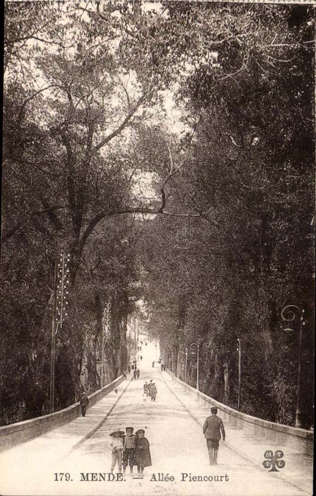 Mende CPA Allee Piencourt