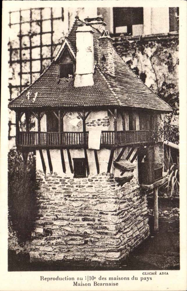 Lourdes CPA Reproduction with the 1/10ème of the houses of the country house Bearnaise sauce