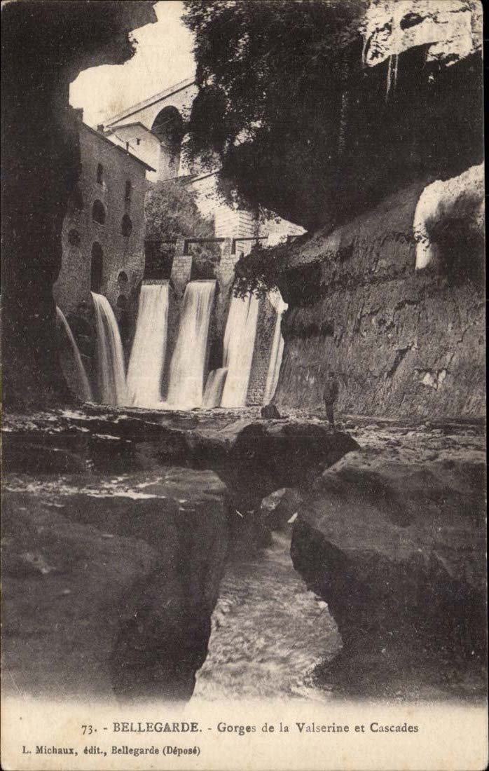 Bellegarde CPA Falls of Valserine and cascades