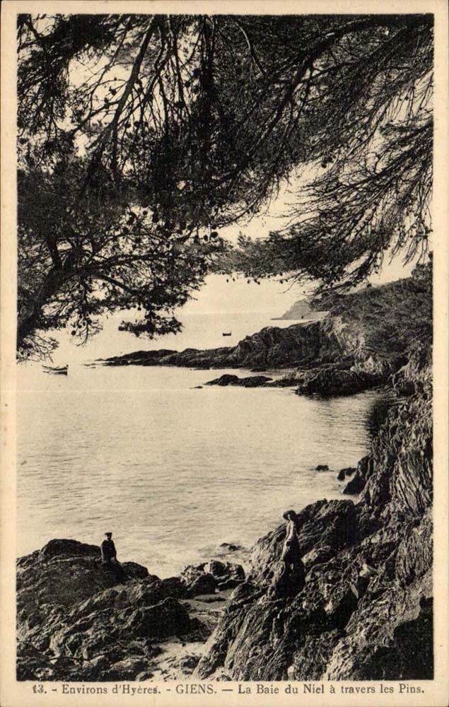 surroundings of Hyeres CPa the bay of Niel through the Pines