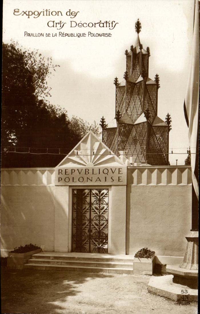CPA Exposition des Arts decoratifs Pavillon de la Republique Polonaise (Pologne Poland)