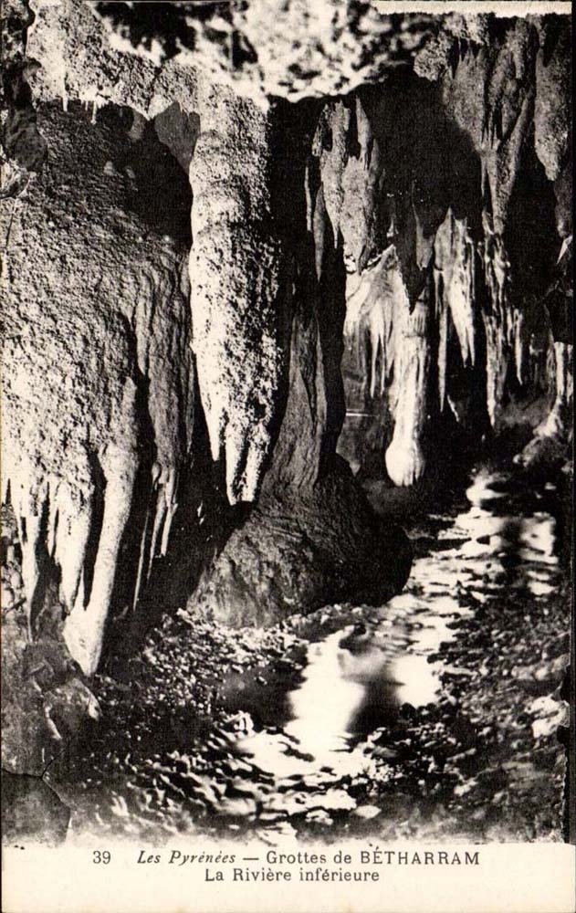 The Pyrenees CPA Caves of Betharram the lower river