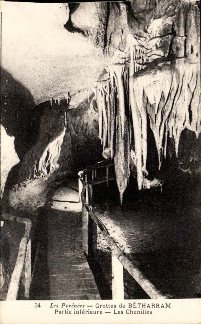 CPA Caves of Betharram Lower part caterpillars