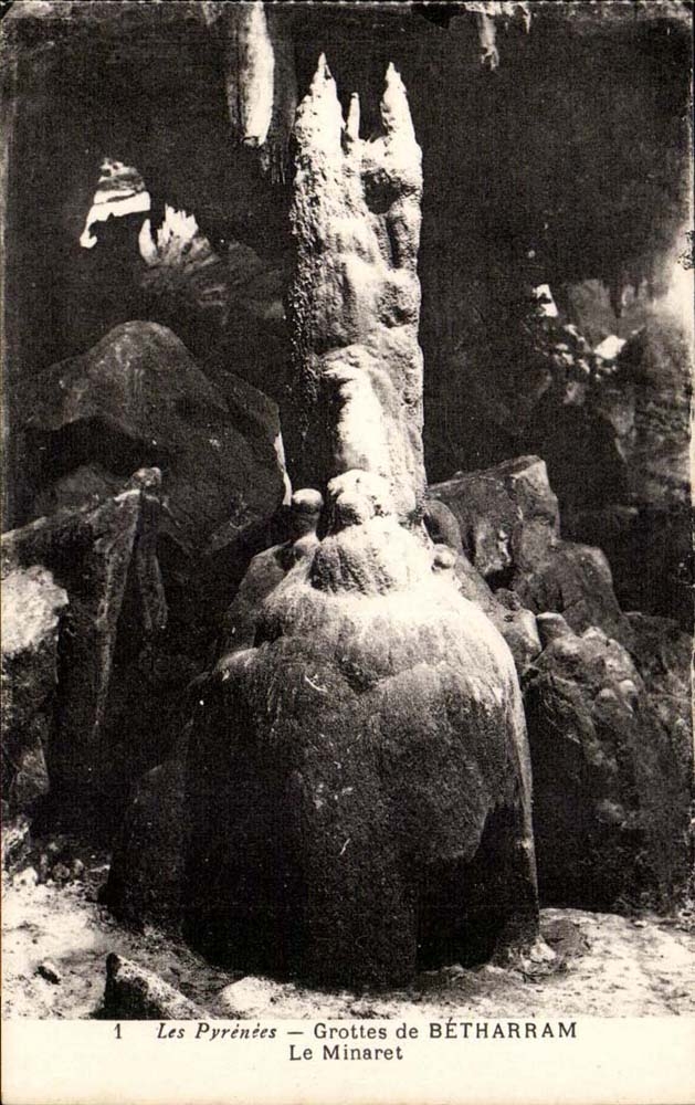 CPA Caves of Betharram the minaret