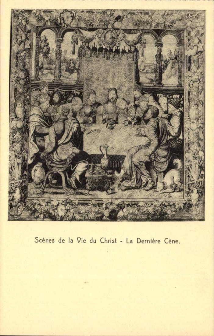 CPA Collection Mr French New York old Art Scenes of the life of Christ the Cene Last