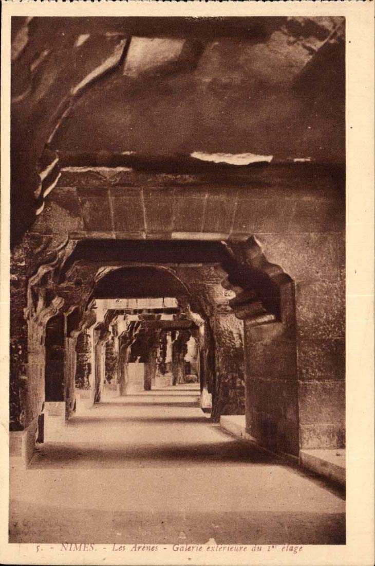 Nimes CPA der Arena Galerie External des 1 Stadiums