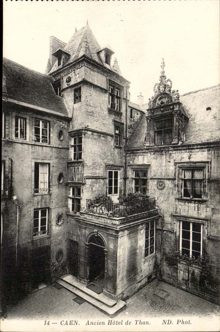Caen CPA Old hotel of Than