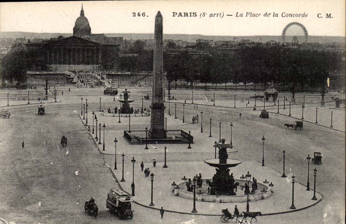 Paris CPA der Ort der Harmonie