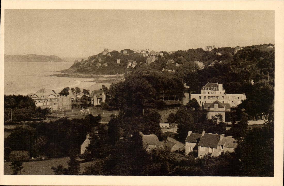 Perros Guirec CPA Panorama of Trestraou