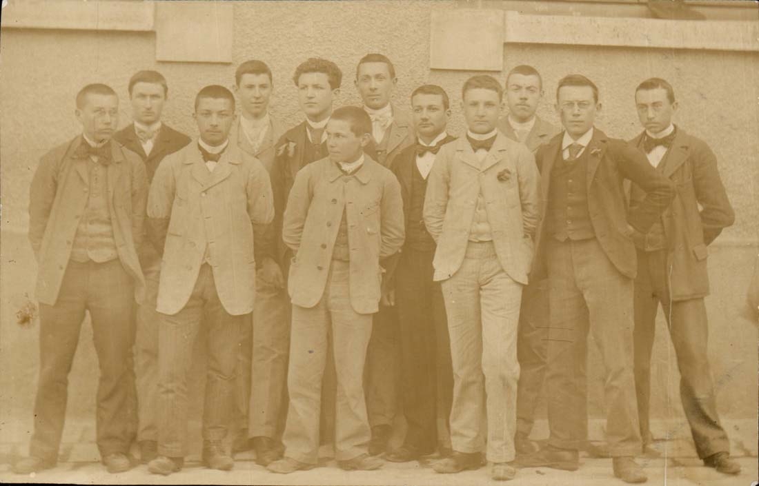 Real photo Schoolboys