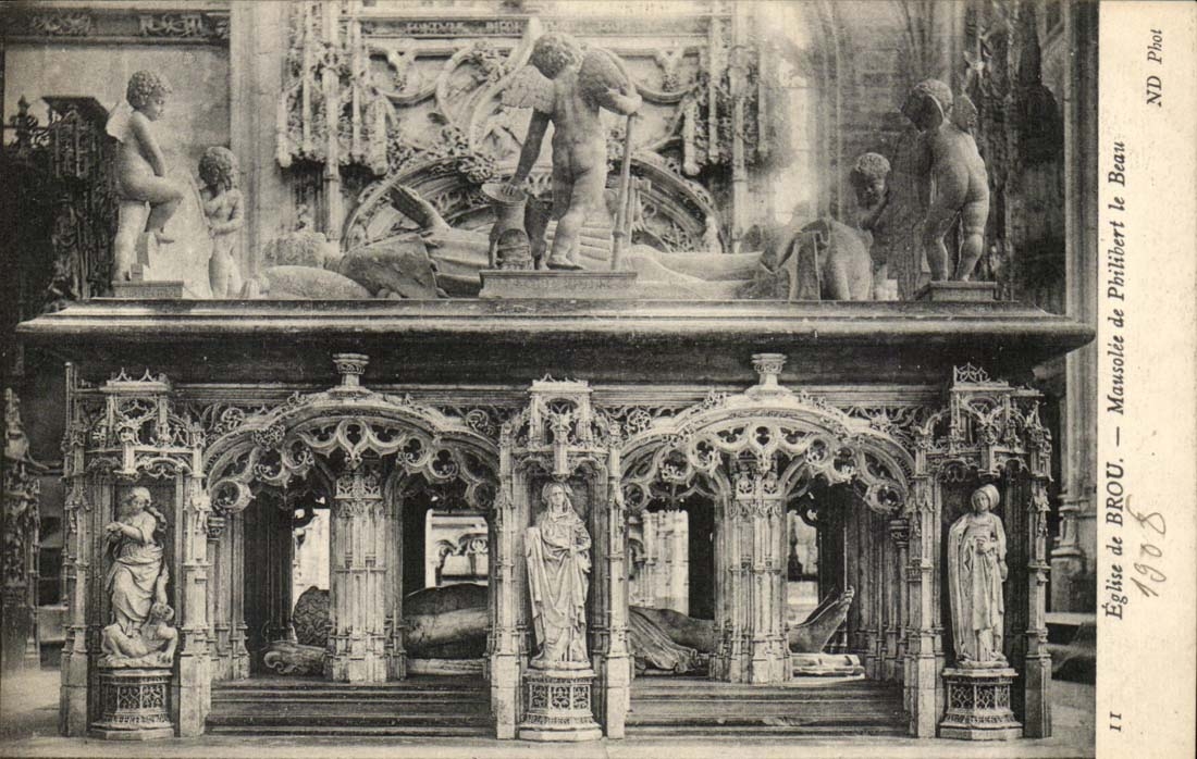 Church of Husks CPA Mausoleum of Philippe Beautiful