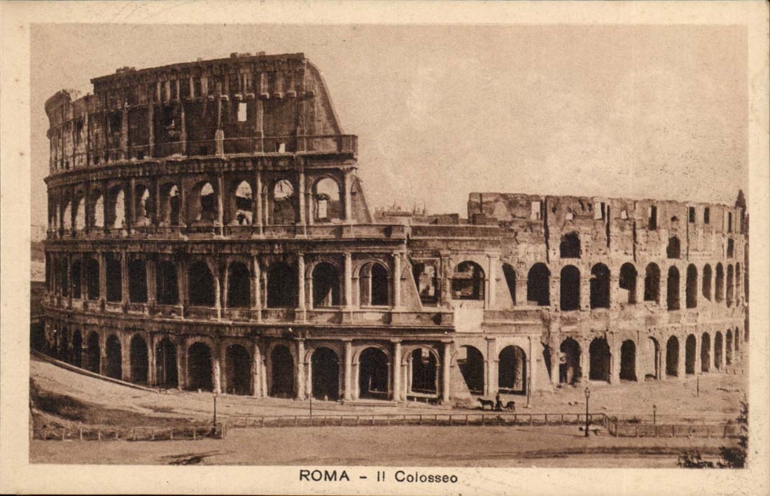 Italie Italia Roma CPA Il Colosseo
