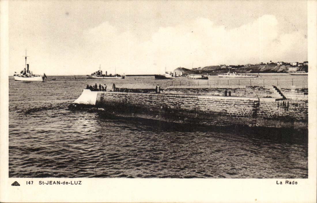 Saint Jean de Luz CPA La rade