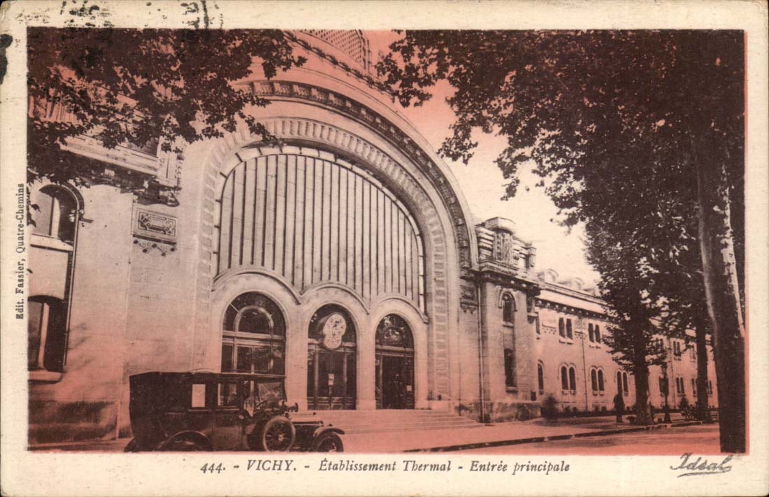 Vichy CPA Hydropathic establishment Main entrance
