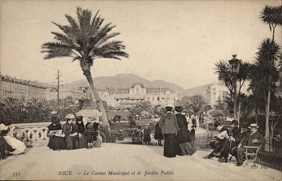 Nice CPA the municipal casino and the public garden