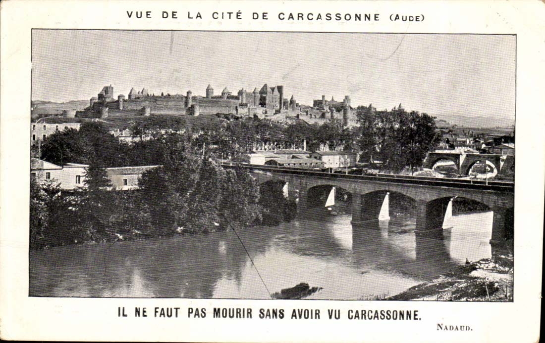 Carcassonne CPA One should not die without to have seen Carcassonne