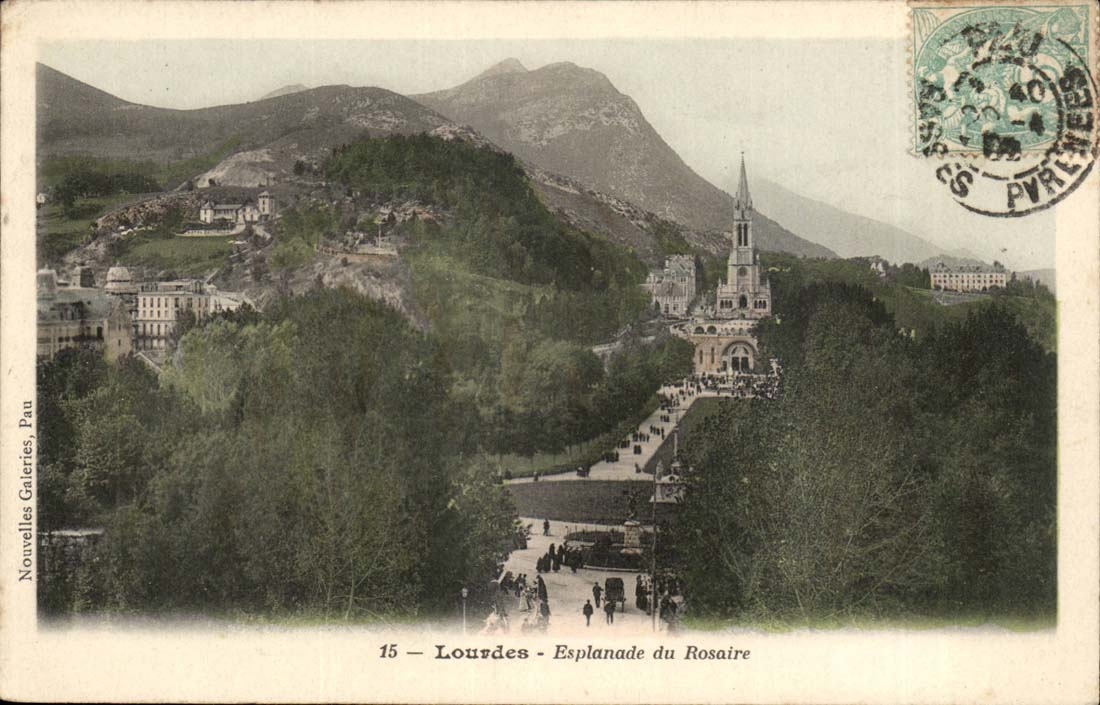 Lourdes CPA Esplanade of the rosary