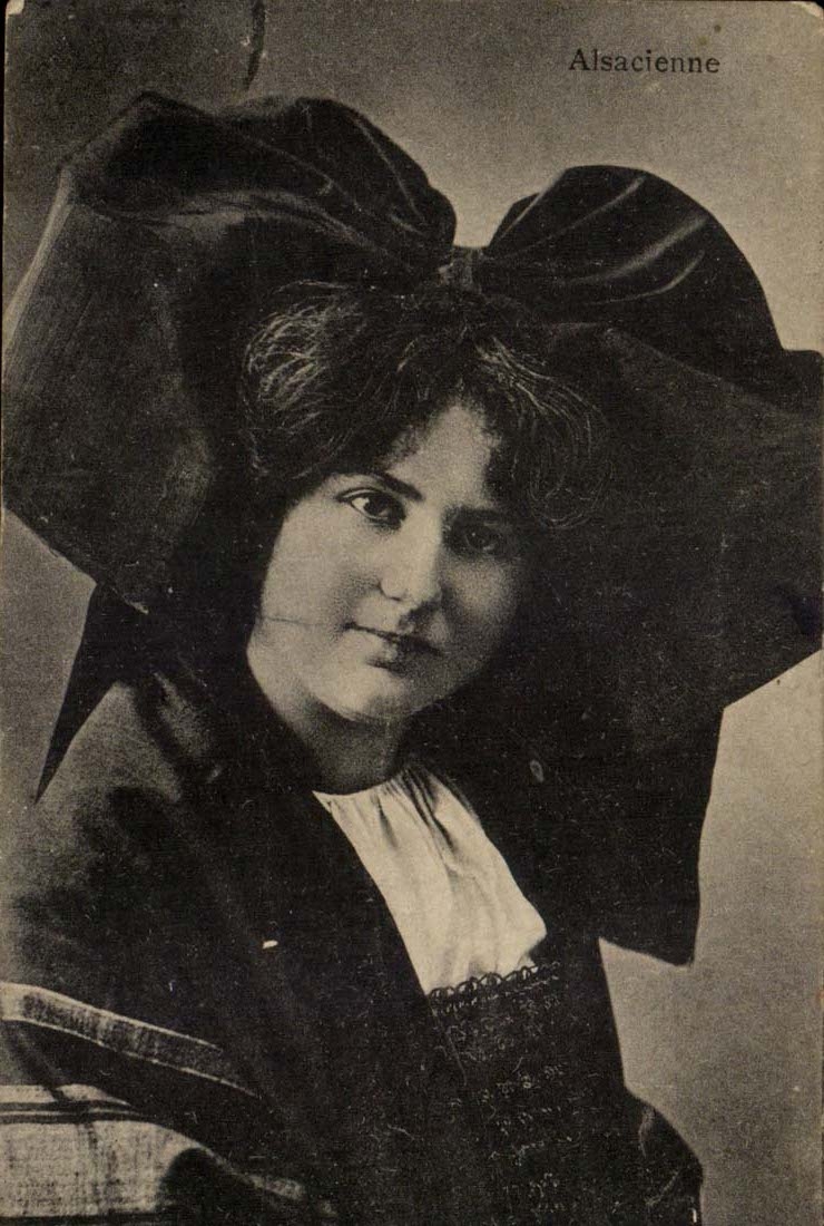 Elsassische CPA Kostum-Folklore