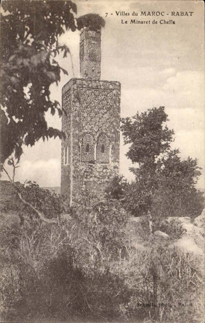 Morocco CPA Ville of Morocco Folds back the minaret of Chelle