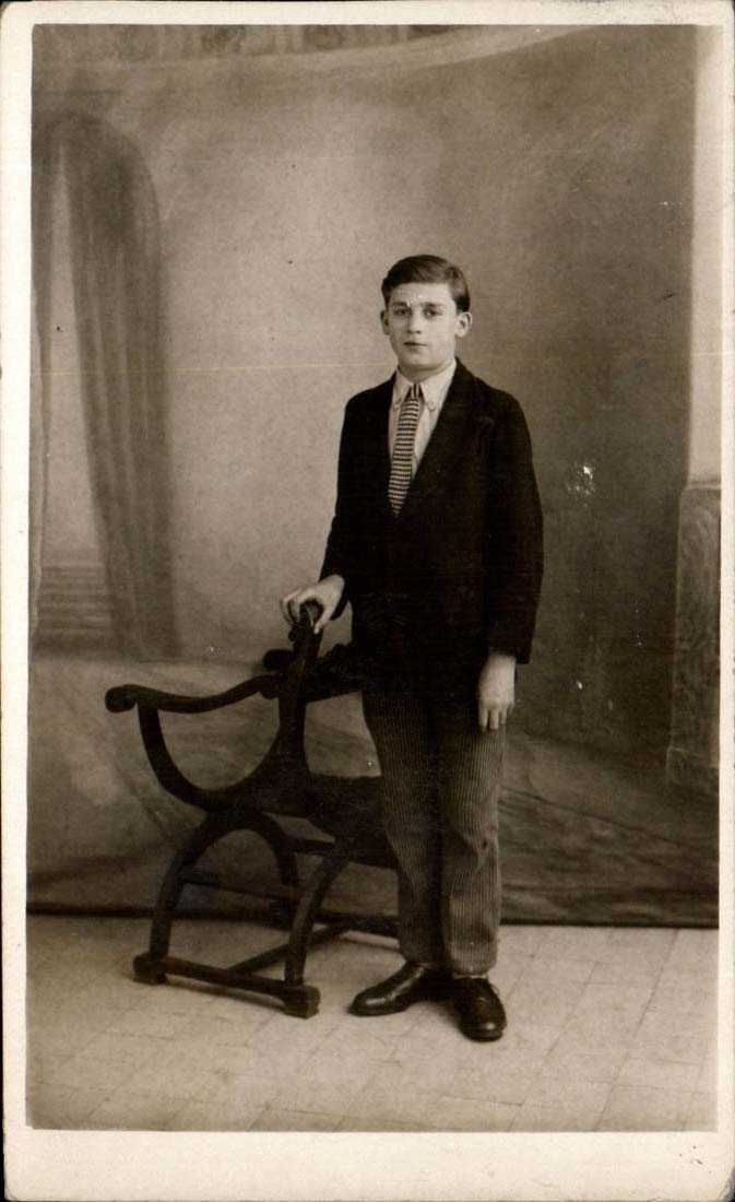 CPA Real photo young man Child